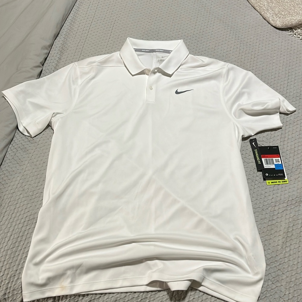 Men’s Nike drift golf polo tee large